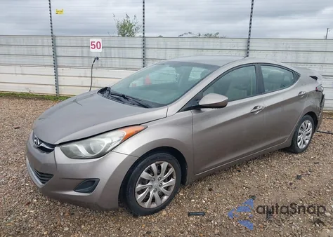 2013 Hyundai Elantra Gls from USA, damaged, VIN 5NPDH4AE0DH177040